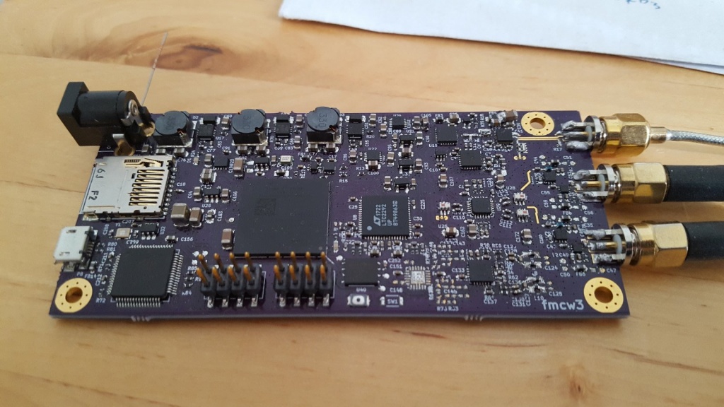 Homemade 6 GHz FMCW radar