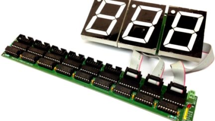 72 Channels Serial To Parallel Driver Board Using 74HC595 & ULN2803
