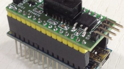 Distance Measuring Sensor Shield for Arduino Nano Using GP2Y0D810Z0F