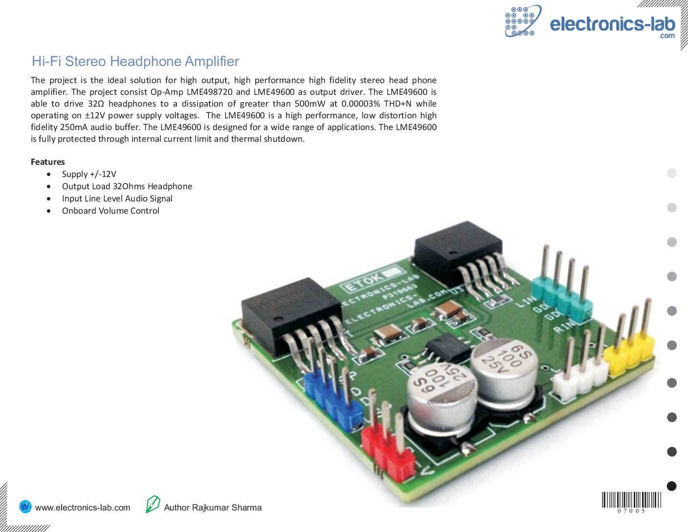 Lme49600 headphone amplifier deals