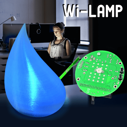 Wi-Lamp, the Open Source Wi-Fi LED lamp
