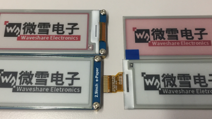 Details of Waveshare e-paper displays