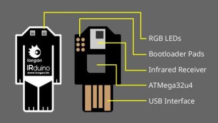 IRduino – Arduino-compatible USB infrared receiver