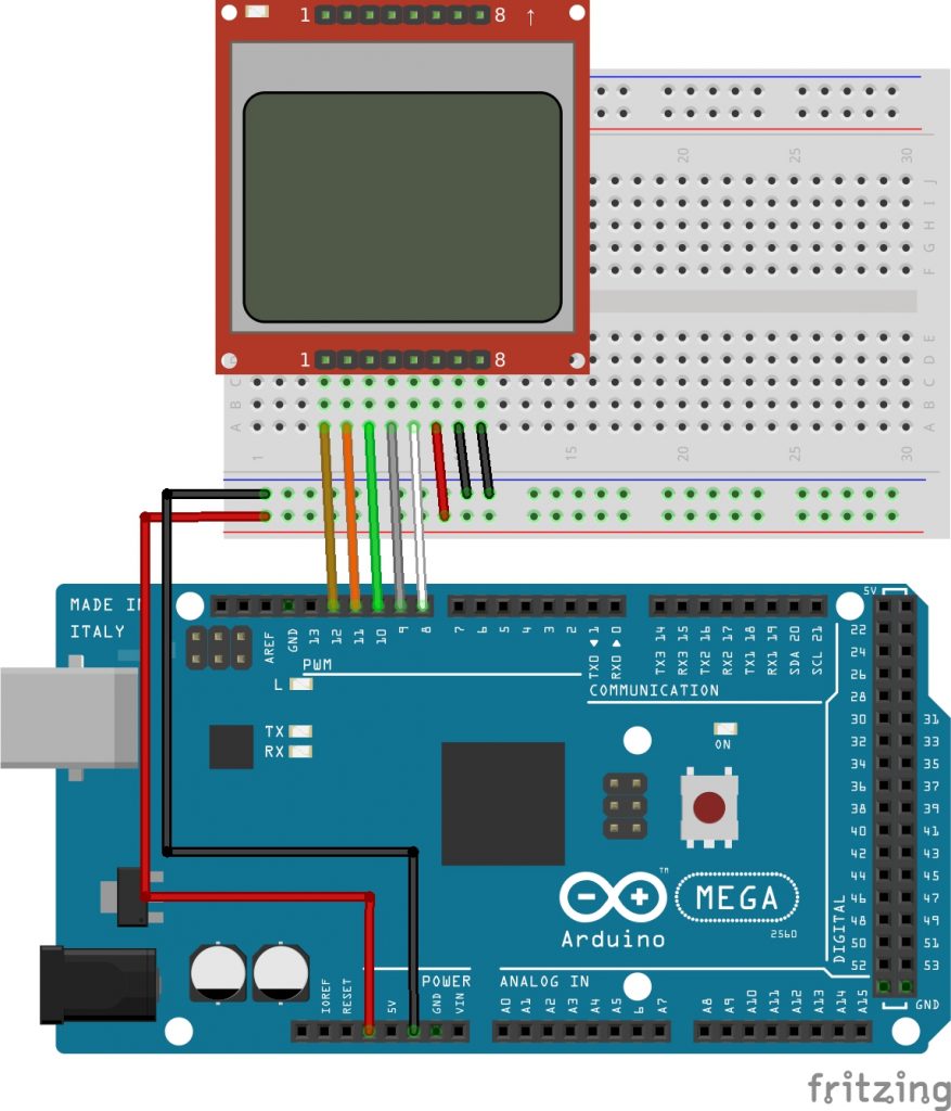 Arduino Nokia 5110 Tutorial #2- Displaying Customized Graphics