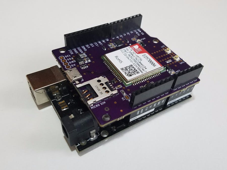 Open-Source NB-IoT Shield for Arduino