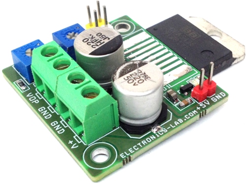 1.2V-25V/10A Adjustable Power Supply Using Power Op-Amp