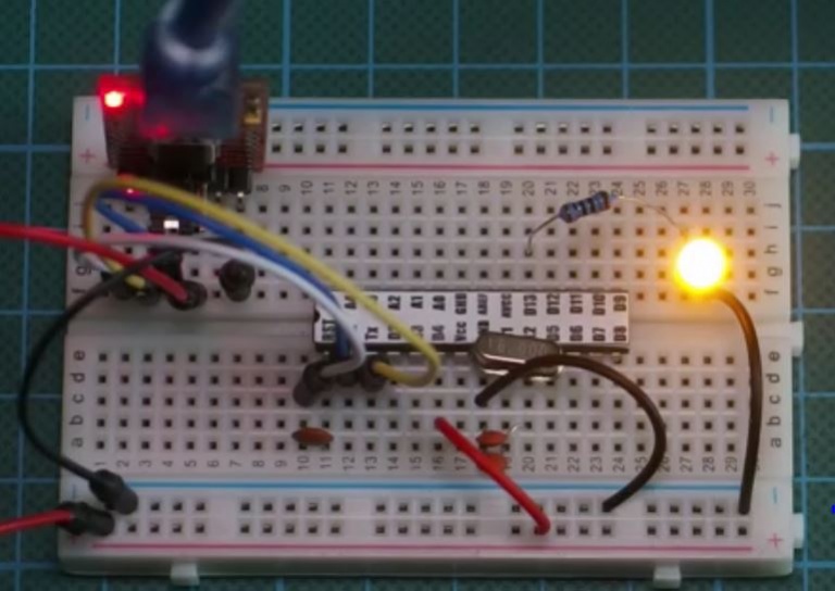 Arduino (Atmega328p) on a Breadboard - Electronics-Lab