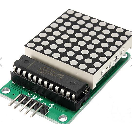 5Stk MAX7219 Dot LED-Matrix-Modul MCU Steuerung LED Display Modul für Arduino 