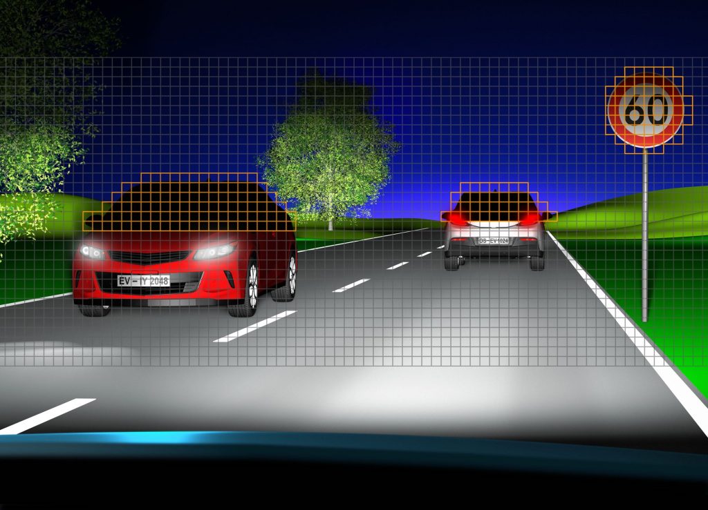 Osram Develops LED Beam Array Smart Headlamps That Can Analyze Road And Traffic