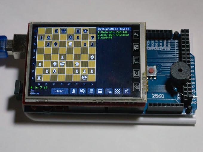 Arduino Mega Chess on TFT display