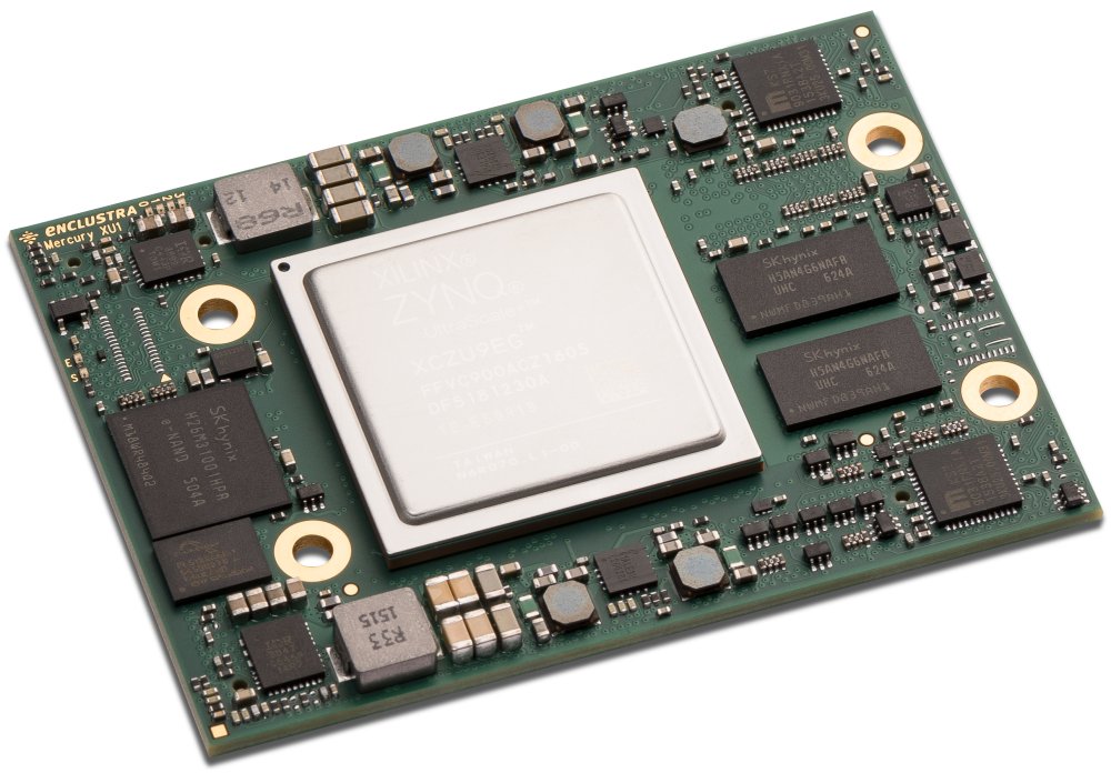 Xilinx Zynq UltraScale+ SoC module smaller than a credit card Xilinx Zynq UltraScale+ SoC module smaller than a credit card