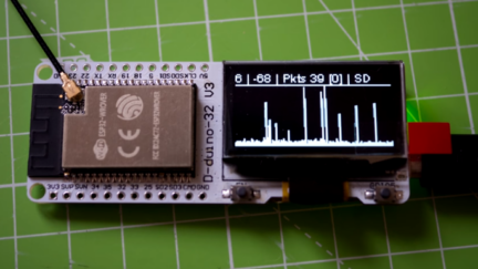 PacketMonitor32 – An ESP32-Based Packet Monitor with OLED