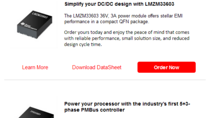 Discover the latest @TXInstruments #power management products on @oemsecrets