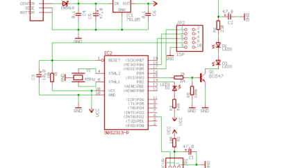 Infrared repeater using AVR mcu