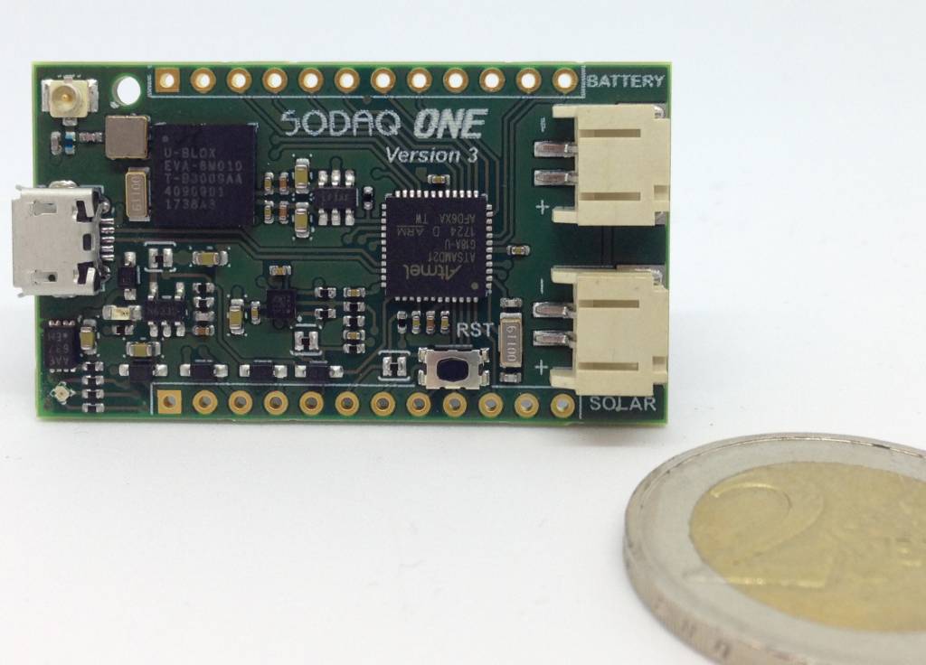 SODAQ ONE board – GPS + LoRa + Solar charger