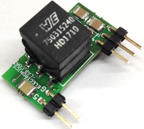 Isolated Power Supply for RS485, RS422, RS232, SPI, I2C and Power LAN