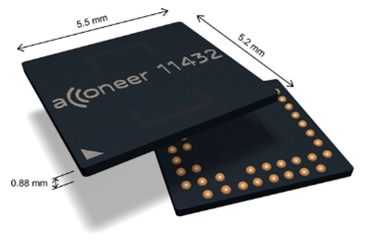 Acconeer 3D Pulsed Coherent Radar sensors