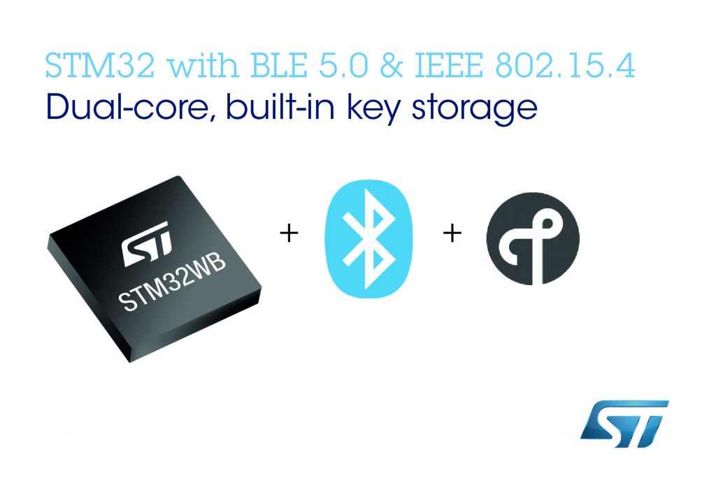 STMicroelectronics Introduces STM32WB – A SoC With 32bit Microcontroller And Bluetooth Low Energy 5