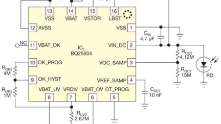 DC-DC converter starts up and operates from a single photocell