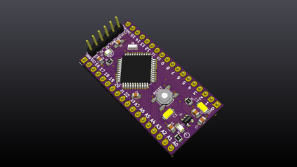 Arduino board based on ATmega644p