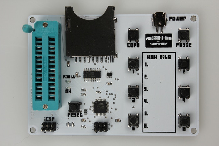 Program-O-Tron – SD Card Based Standalone AVR Programmer