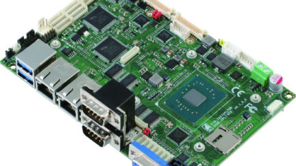 Ten USB ports and 12 COM ports mean there are no constraints on the slim type GENE-APL7