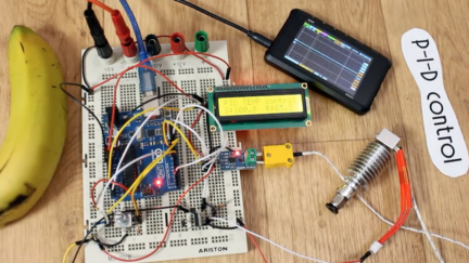 PID temperature control with Arduino