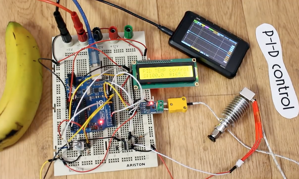 PID temperature control with Arduino