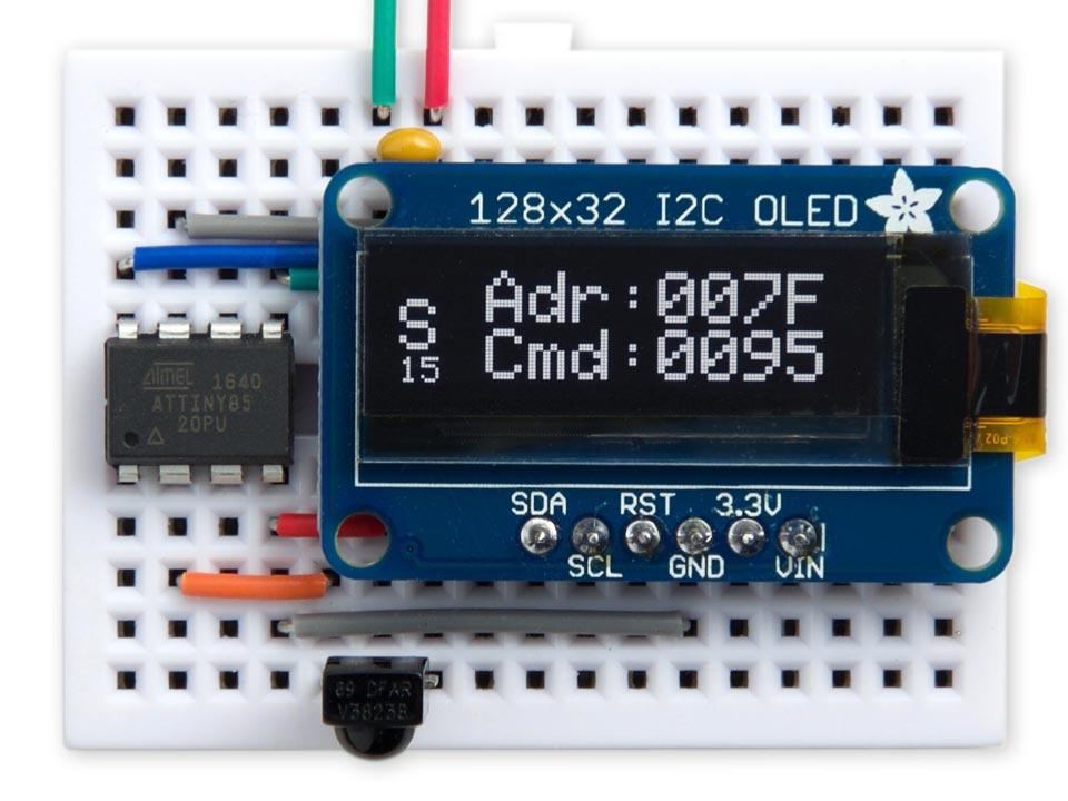 IR Remote Control Detective based on ATtiny85 IR Remote Control Detective based on ATtiny85
