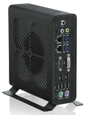KBox B-201 rear view in vertical position