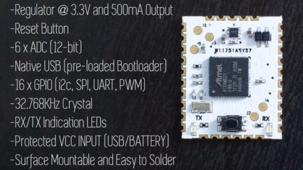 HCC MOD – Ready to Solder Arduino Module