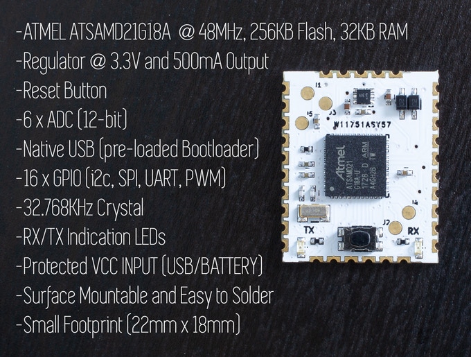 HCC MOD – Ready to Solder Arduino Module