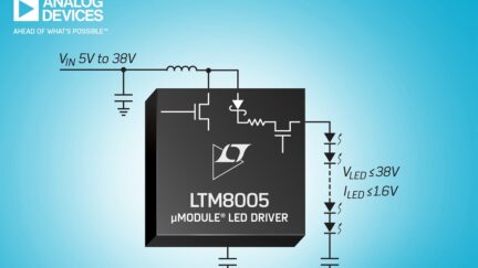 LED regulator can be configured in choice of operation modes