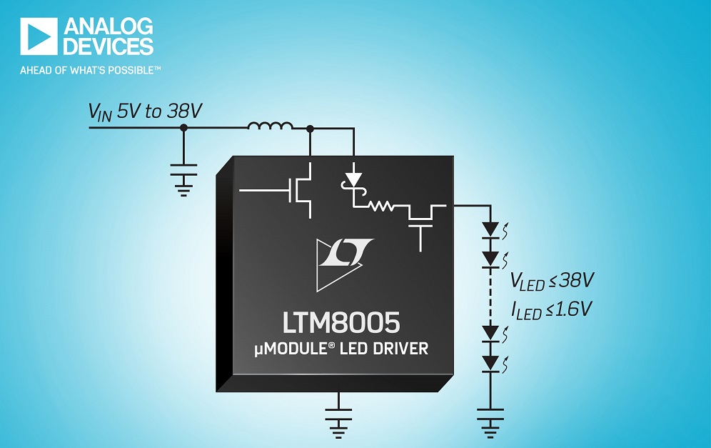 LED regulator can be configured in choice of operation modes