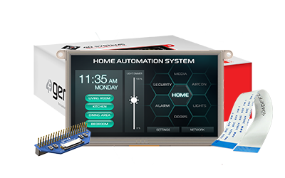 Gen 4D System LCD Touchscreen Display for the Raspberry