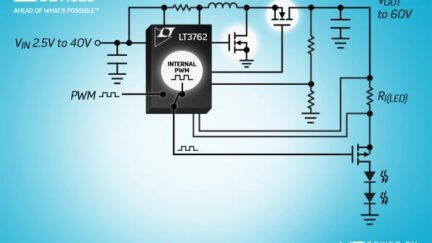 Versatile 60V synchronous boost LED controller