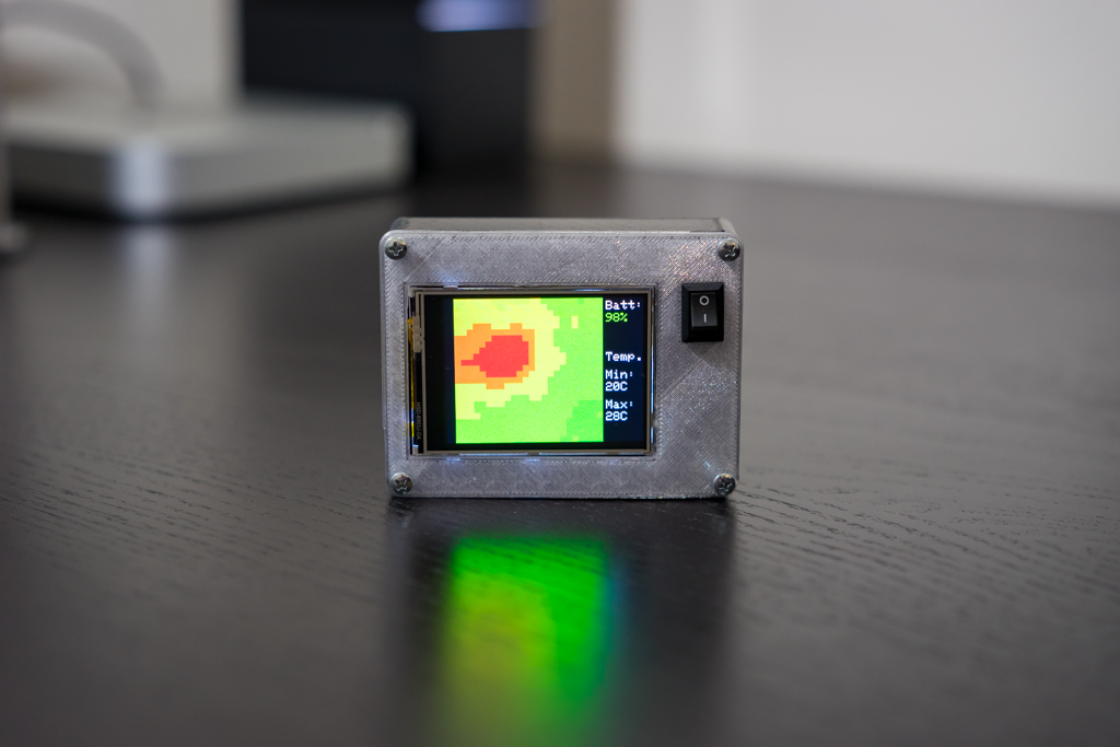 Touch Screen Thermal Camera with Adjustable Temperature Range