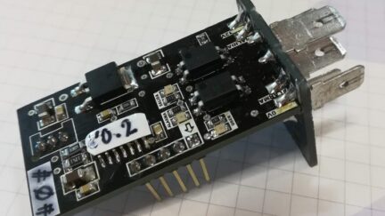 Vehicle Battery monitor on a automotive relay form factor