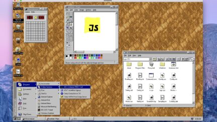 Run Windows 95 as an app on Win, MaOS and Linux