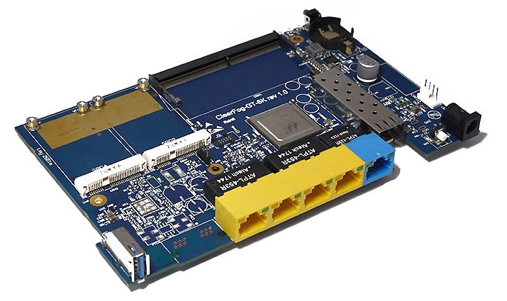 Latest ClearFog SBC offers four GbE ports and a 10GbE SFP+ port