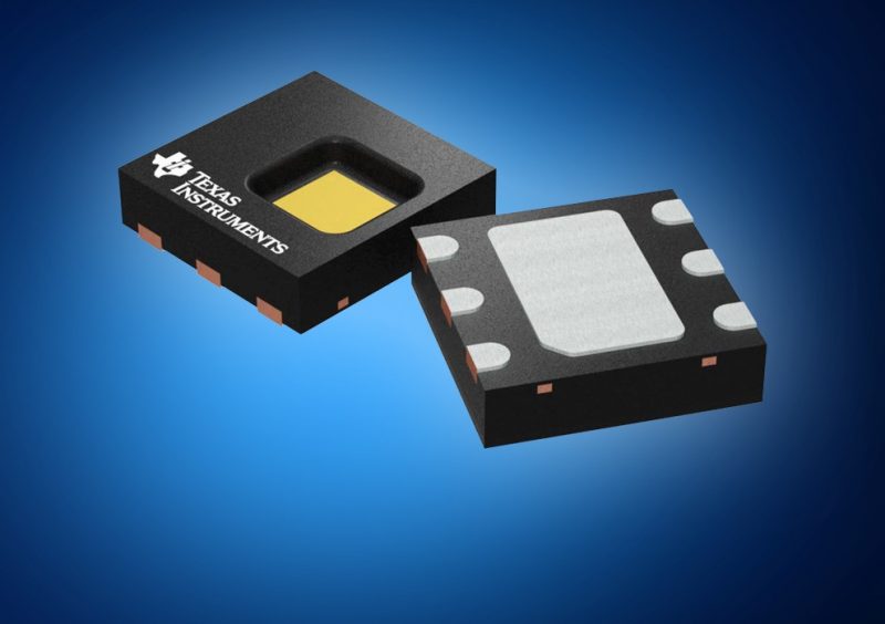 TI’s digital humidity and temperature sensor for smart devices