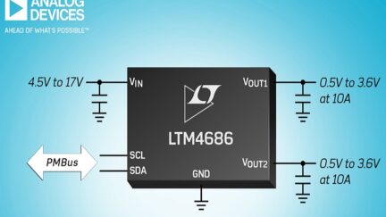 Low profile regulator has digital power system management