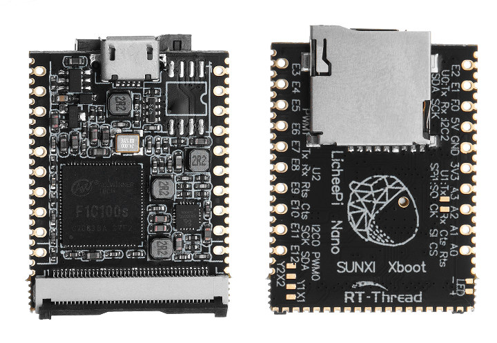 LicheePi Nano: high-performance SD card sized Linux board based on an ARM9 core