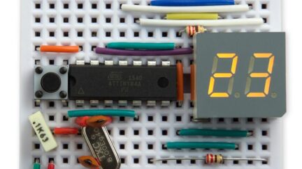 Alcohol Unit Counter using ATtiny84