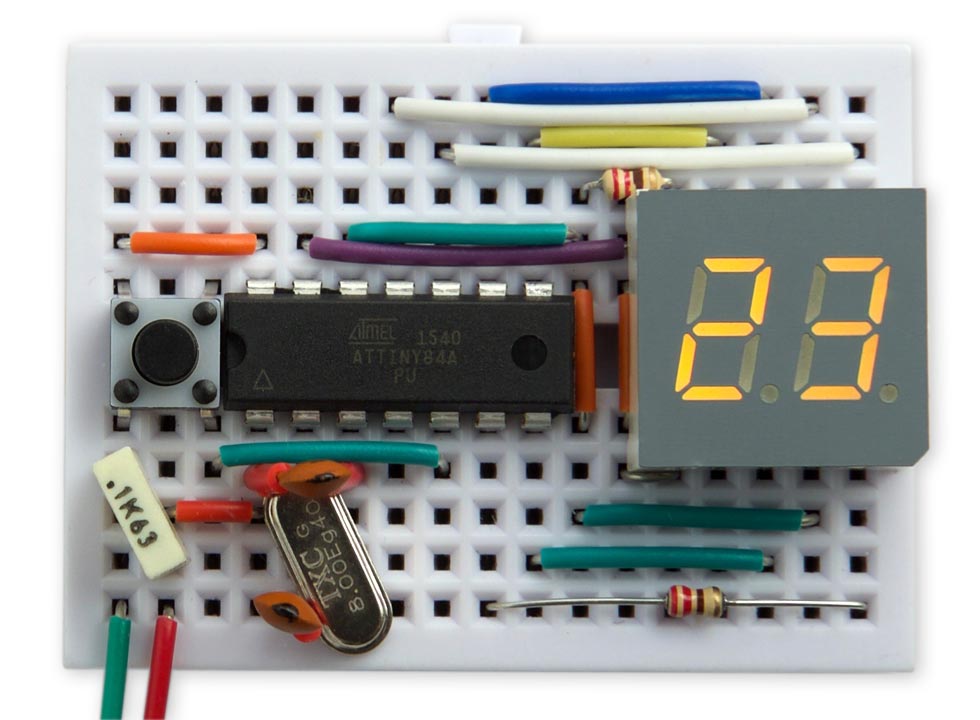 Alcohol Unit Counter using ATtiny84