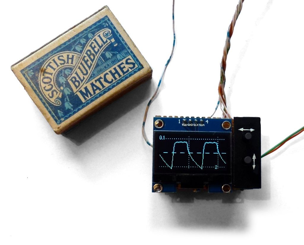 ArdOsc – Arduino Oscilloscope in a Matchbox
