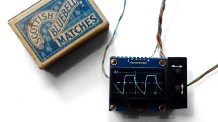 ArdOsc – Arduino Oscilloscope in a Matchbox