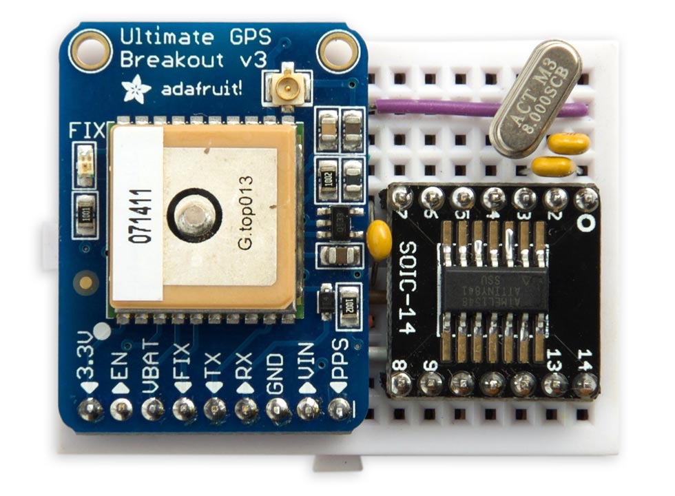 I2C GPS Module along with ATtiny841