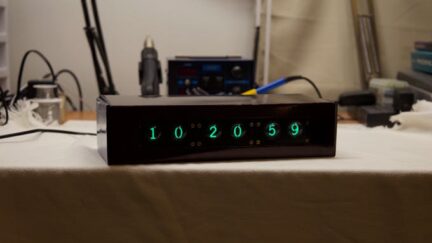 NIMO Clock – Recreating the look of a 60’s CRT display