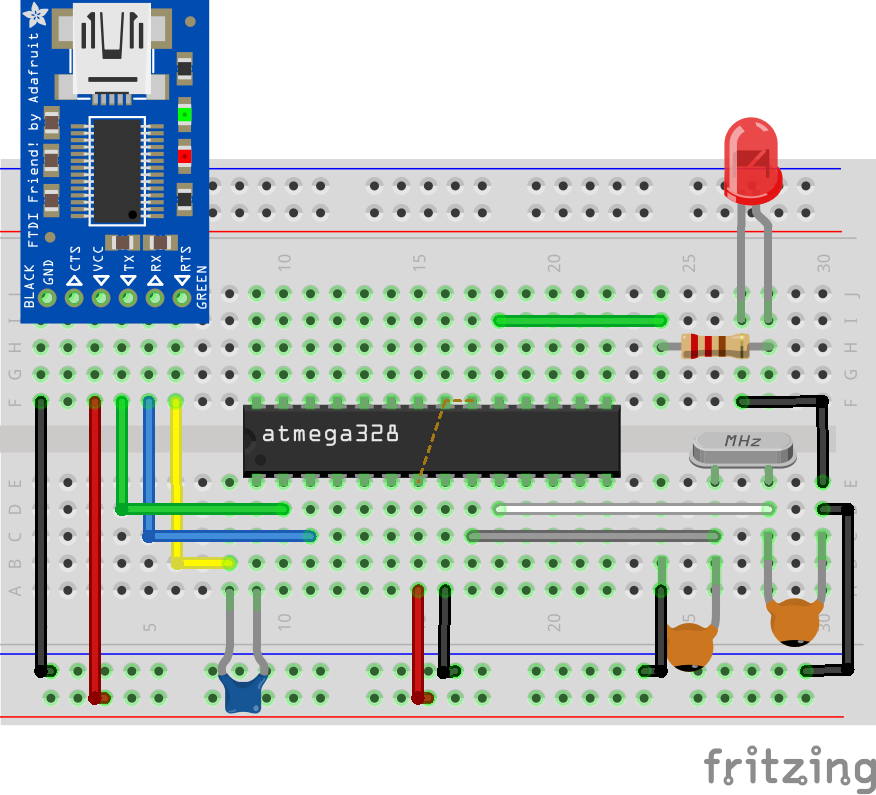 Programming Atmega328p Microcontroller with Arduino IDE